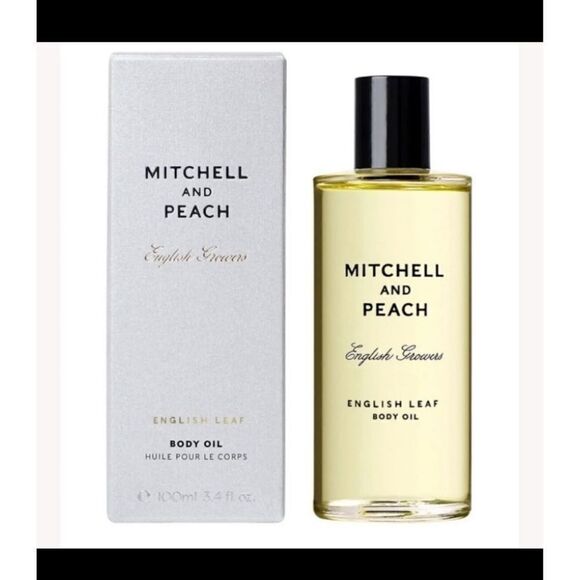 BNIB~Mitchell and Peach English Leaf Body Oil~$67 Retail Value - Picture 1 of 4